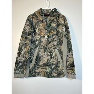 True Timber Camo‎ Hoodie Mens Large Made in USA Camouflage Sweatshirt Outdoors
